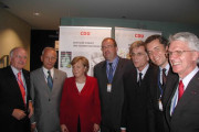Group photo with Chancellor Merkel